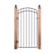 Nuvo Iron 33 in x 68 in DIAMOND TOPPED ORNAMENTAL IRON GATE GGI0440/RG02/AG03 - alternate 12